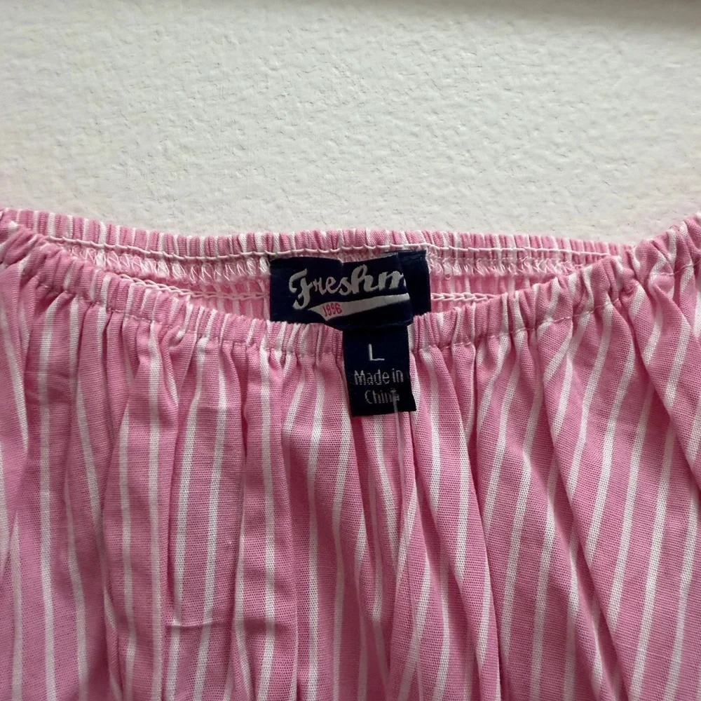 NWT Pink Striped Blouse - Picture 4 of 7